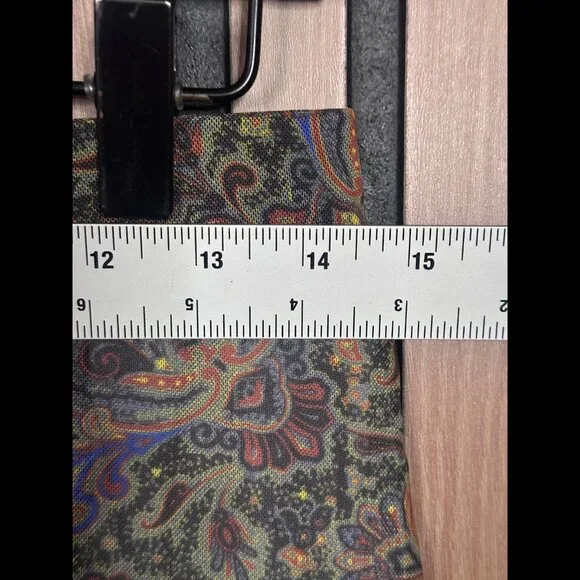 Free People Skirt Medium Multicolor Rouched Psychedelic Abstract Mini Stretch - Picture 3 of 7